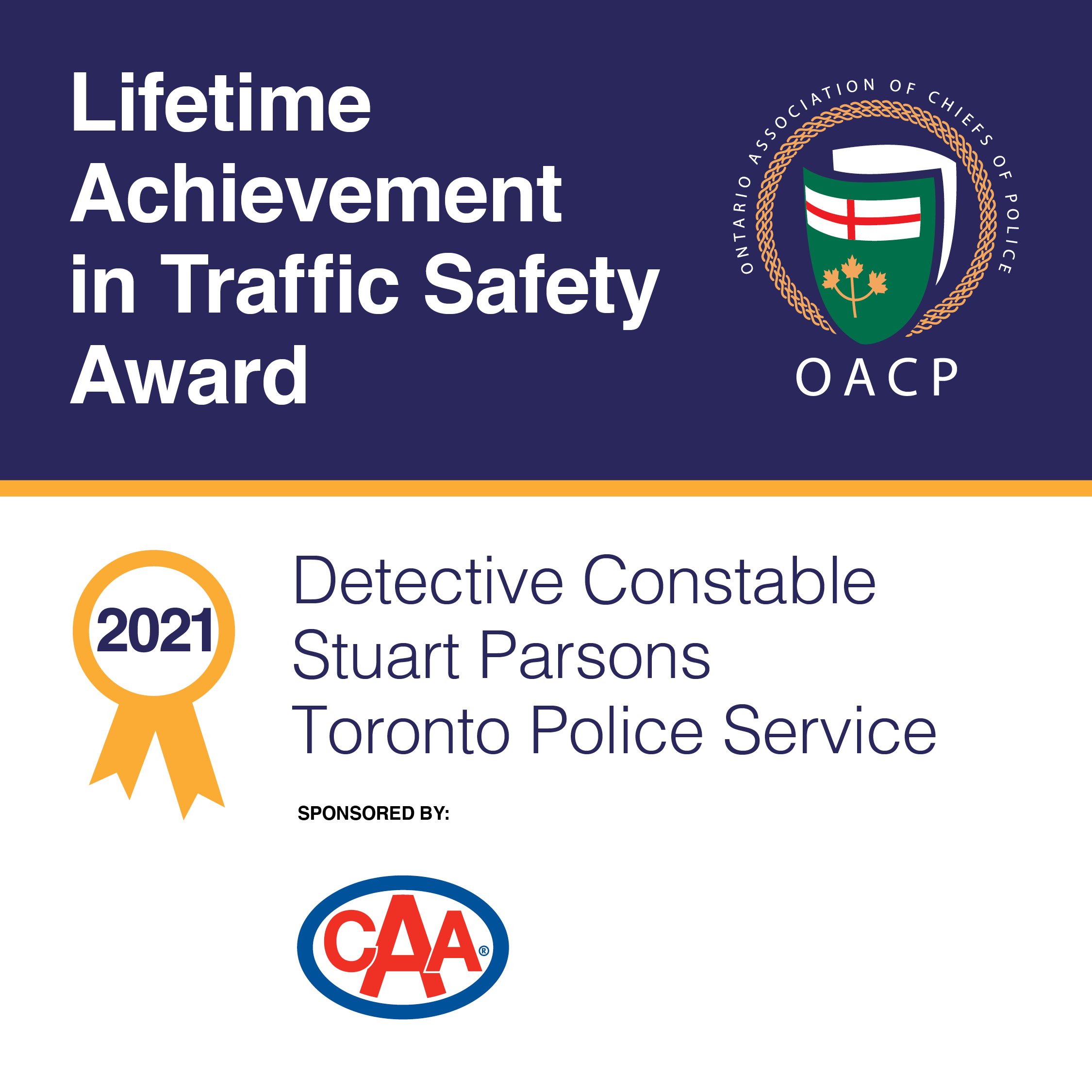 Media Release Stuart Parsons Honoured with Lifetime Achievement in